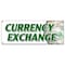 Signmission CURRENCY EXCHANGE BANNER SIGN best conversion rate fast low cost dollar B-Currency Exchange - alternate 1